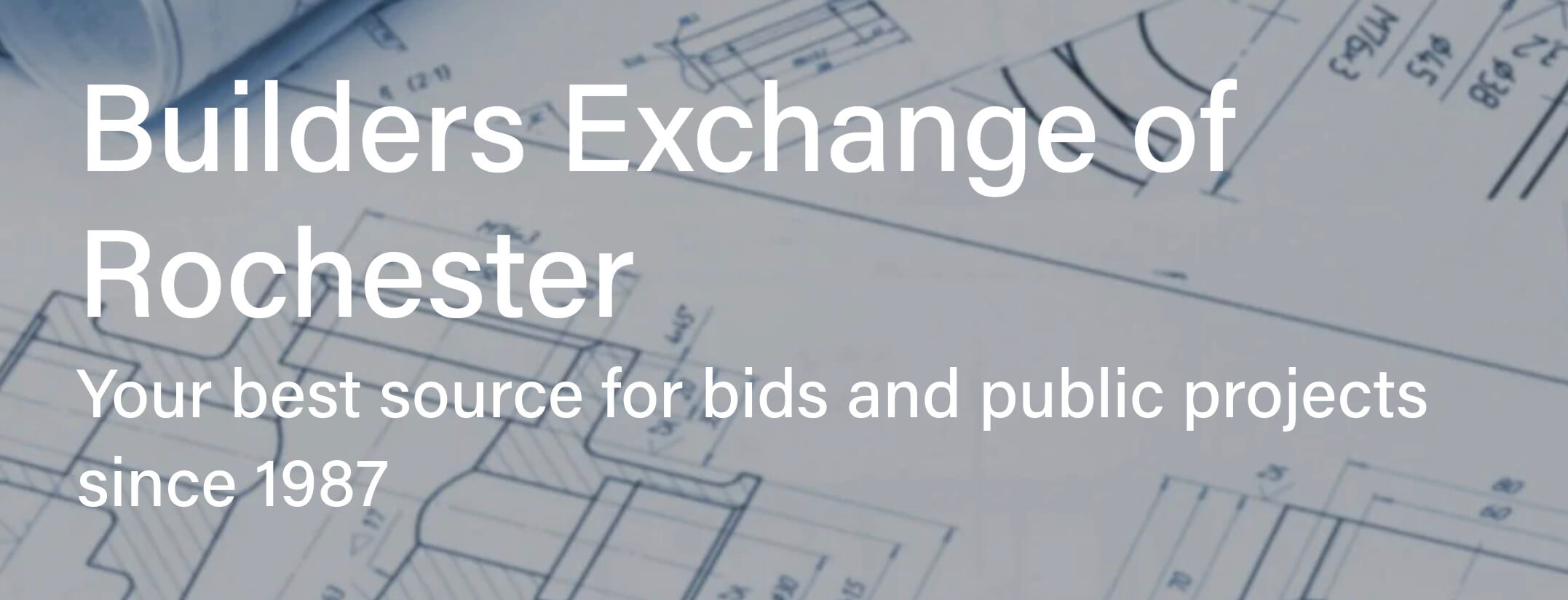 Builders Exchange of Rochester Planroom services
